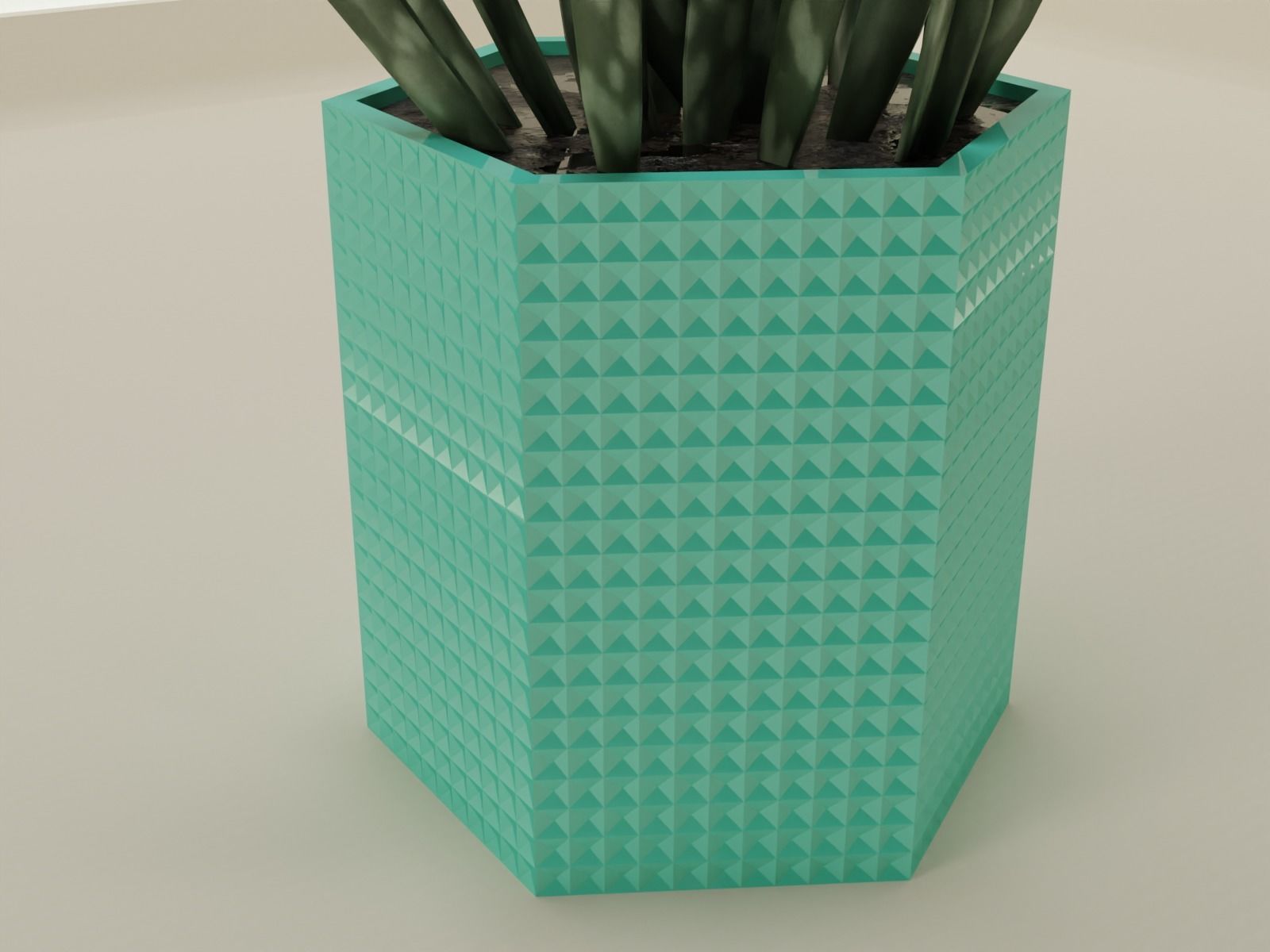 plant pot 46 F 3D print model_2