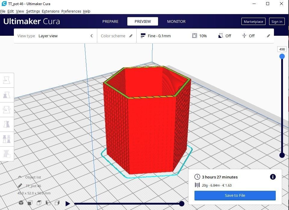 plant pot 46 F 3D print model_12