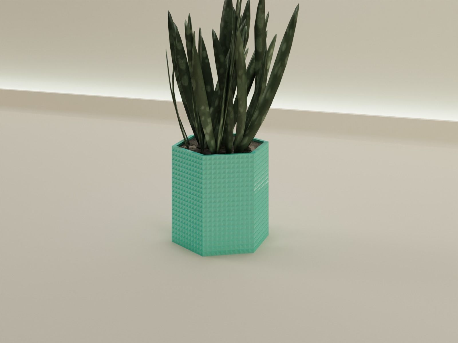 plant pot 46 F 3D print model_4