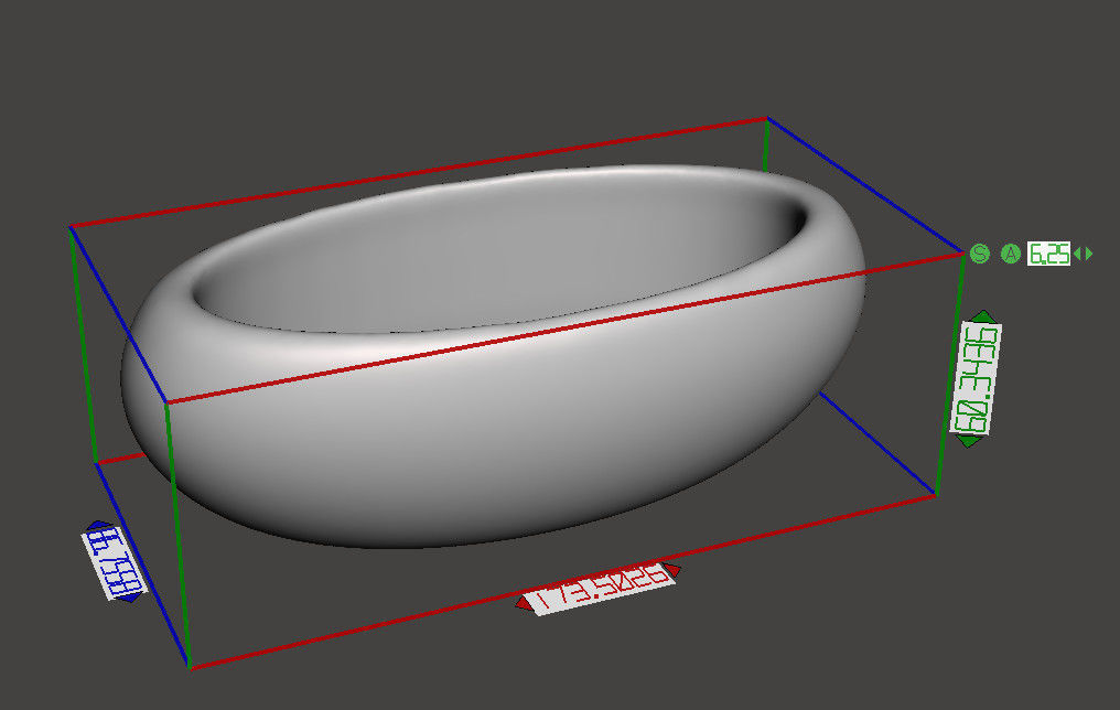 Fine Oval Geometric Succulent 3D Printing Flowerpot  3D print model_4