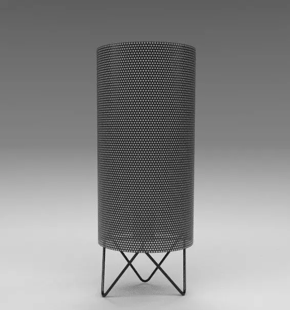 LAMP for AR and VR - PBR - GLB - GLTF - OBJ - FBX Low-poly 3D model_0