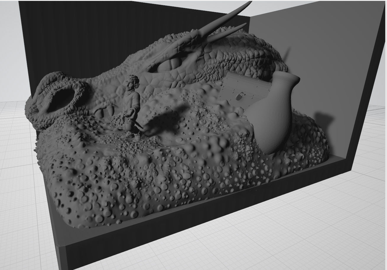 The Hobbit Diorama 3D print model_1