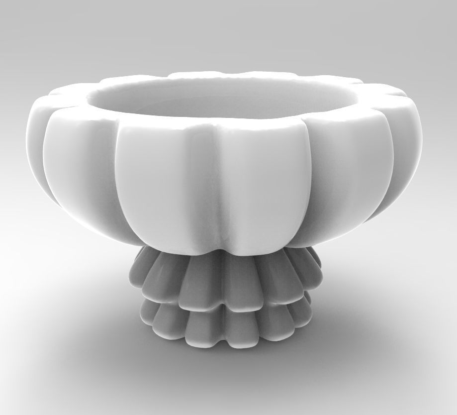 Great Geometric Houseplant 3D Printing Pot  3D print model_1