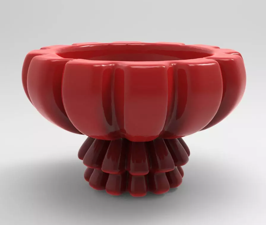 Great Geometric Houseplant 3D Printing Pot  3D print model_0