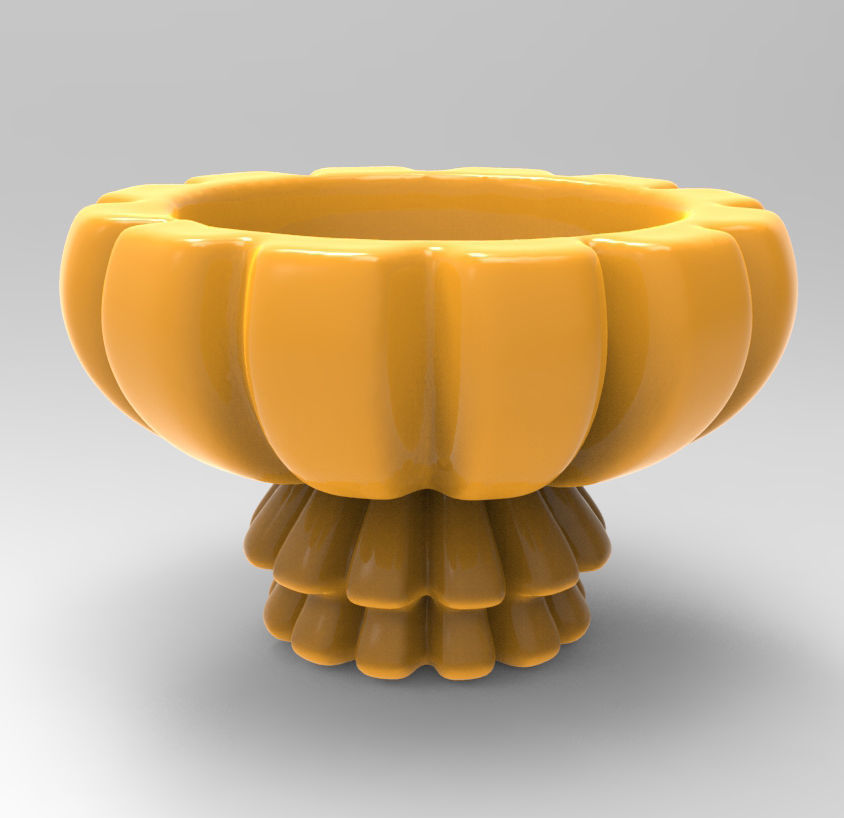 Great Geometric Houseplant 3D Printing Pot  3D print model_3