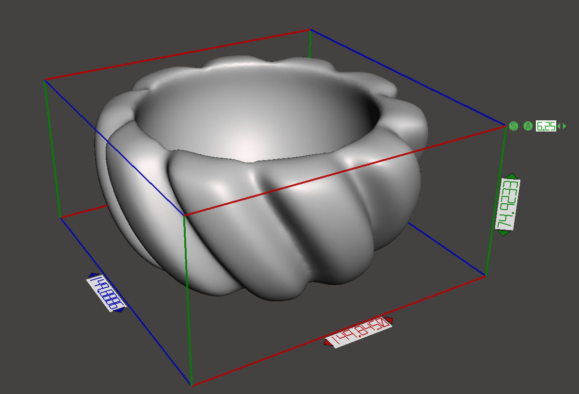 Cute Geometric Houseplant 3D Printing Planter  3D print model_4