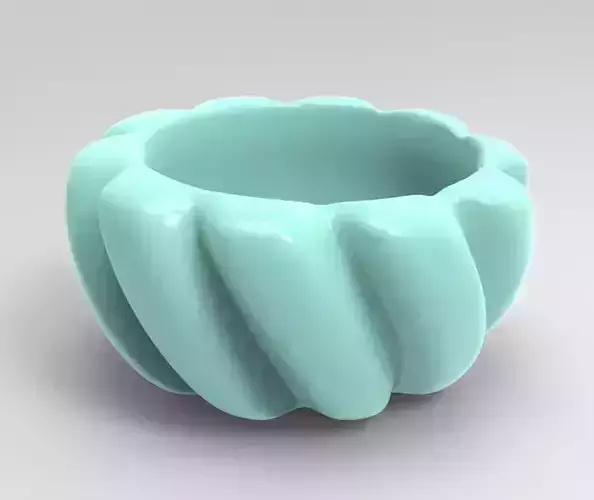 Cute Geometric Houseplant 3D Printing Planter  3D print model