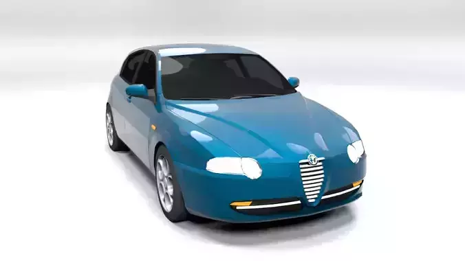 ALFA 147 5DOOR 2001 LOWPOLY