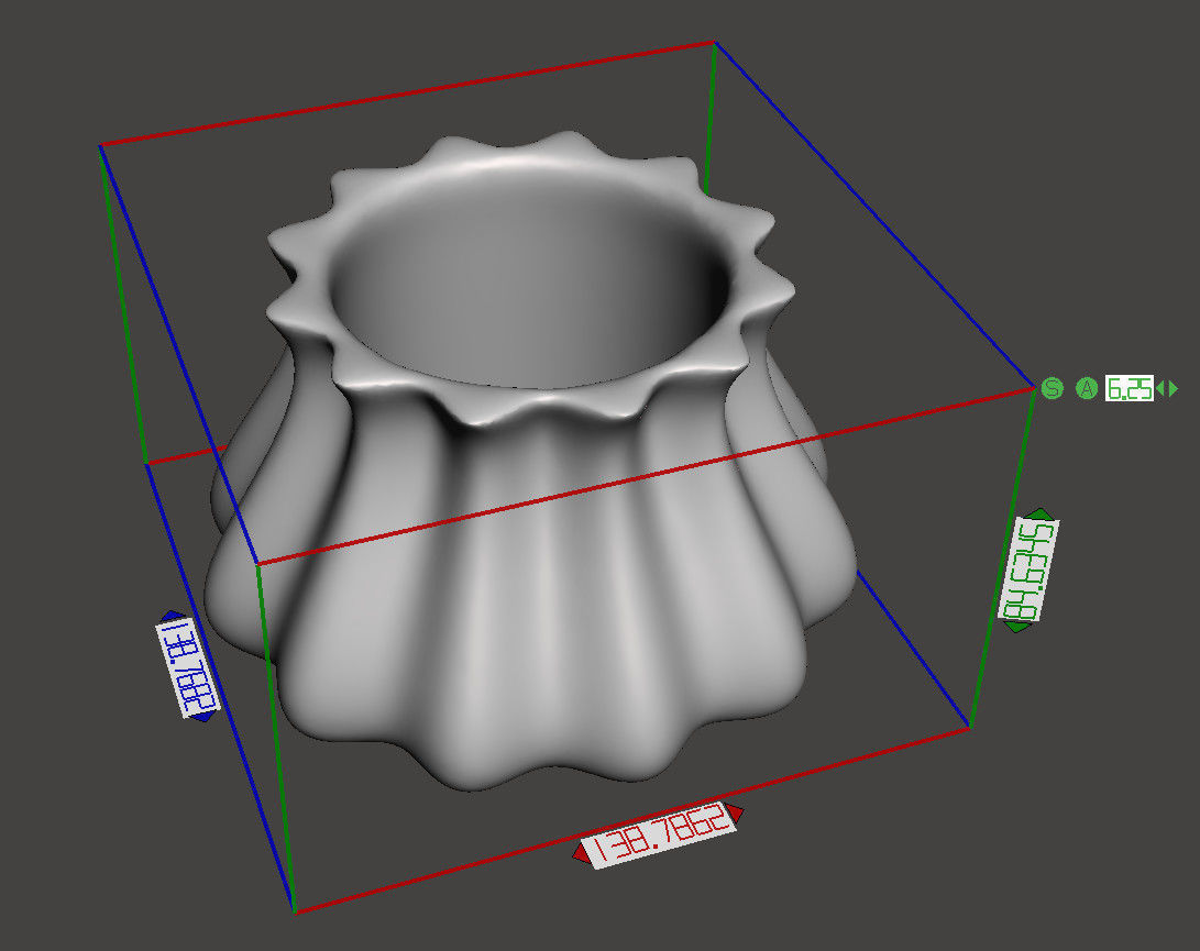 Charming Geometric Succulent 3D Printing Planter  3D print model_4