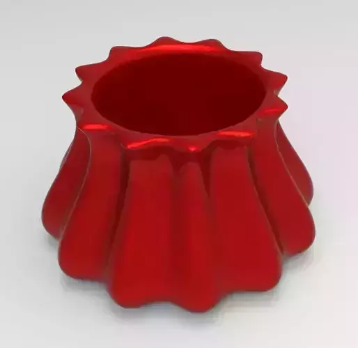 Charming Geometric Succulent 3D Printing Planter  3D print model