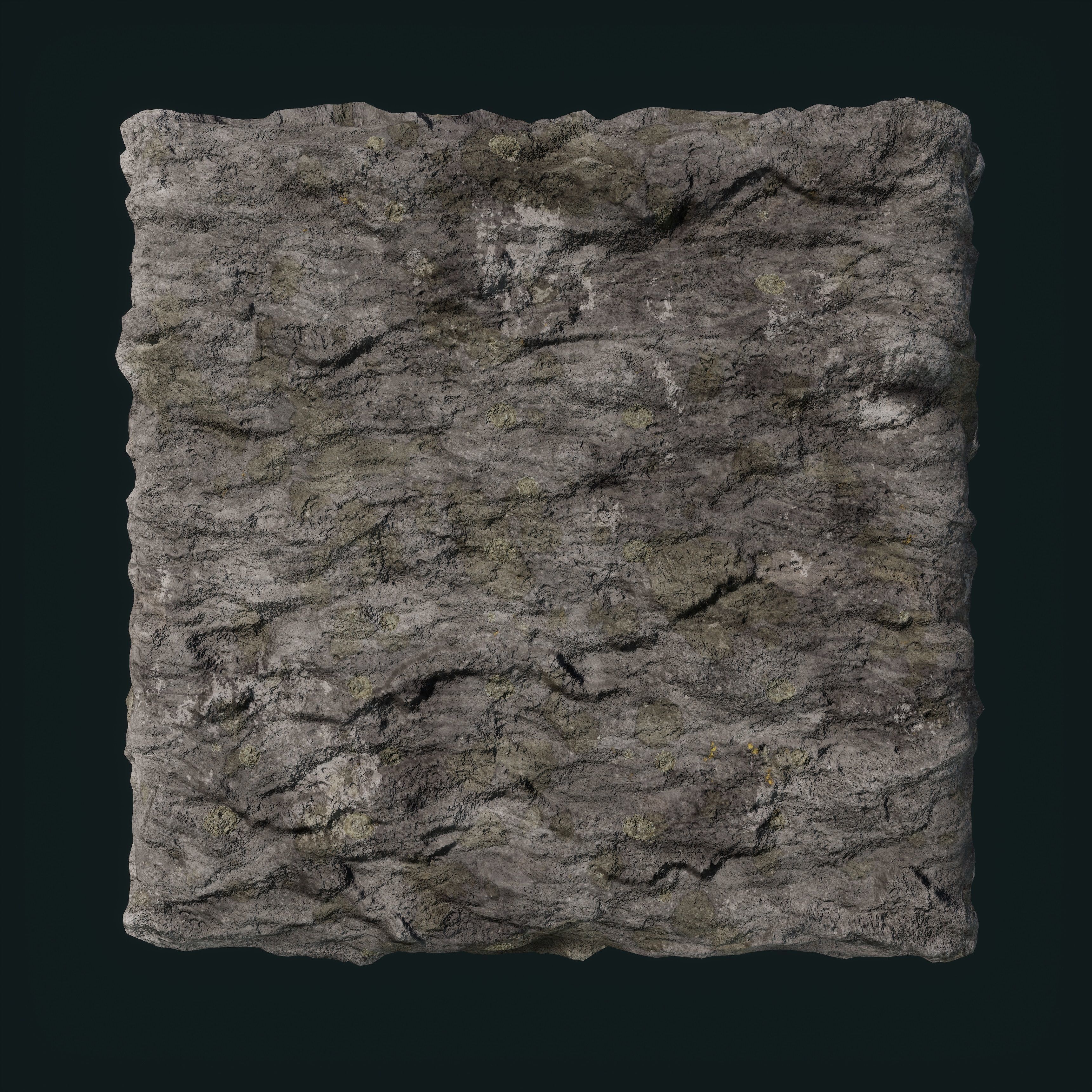 Rock seamless texture AND moss Texture_1
