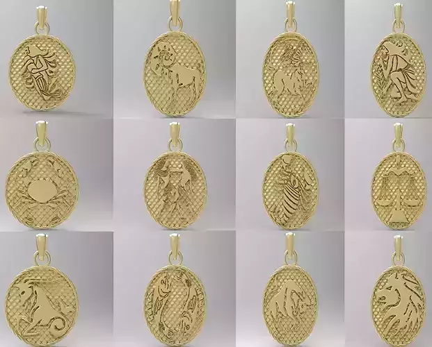 jewellery horoscope signes pack zodiac pendant