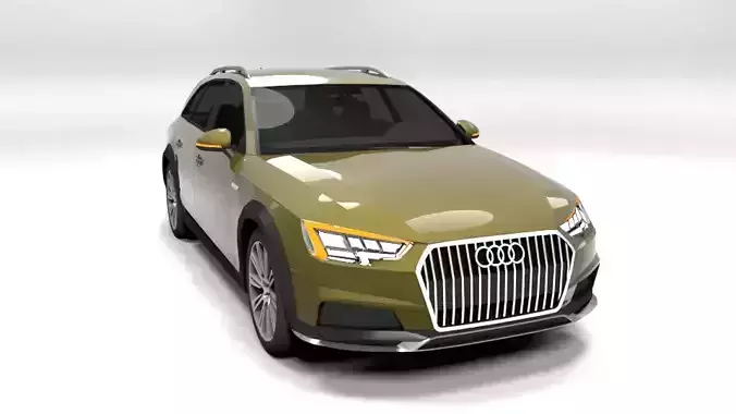 AUDI A4 ALLROAD 2017 LOWPOLY