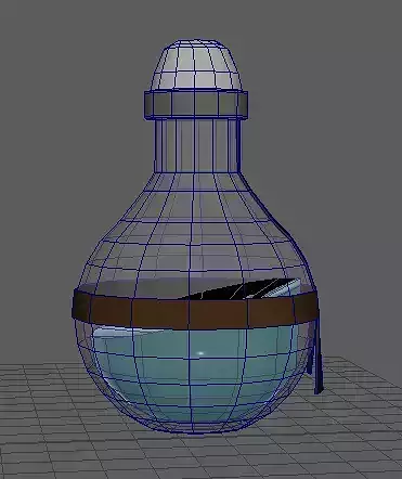 Potion Bottle With Leather Accents