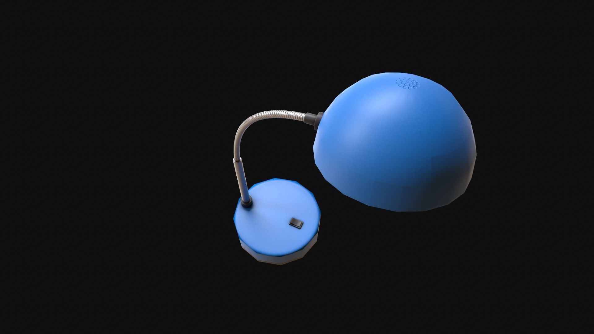 Desk Lamp Low-poly 3D model_5