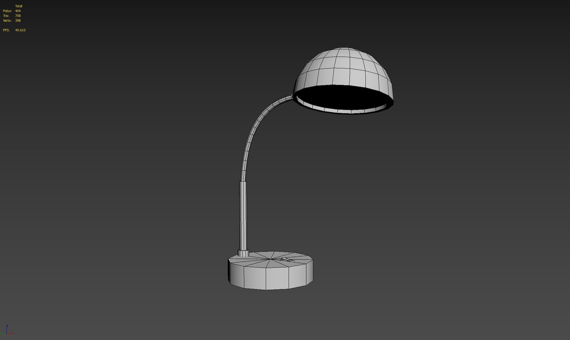 Desk Lamp Low-poly 3D model_6
