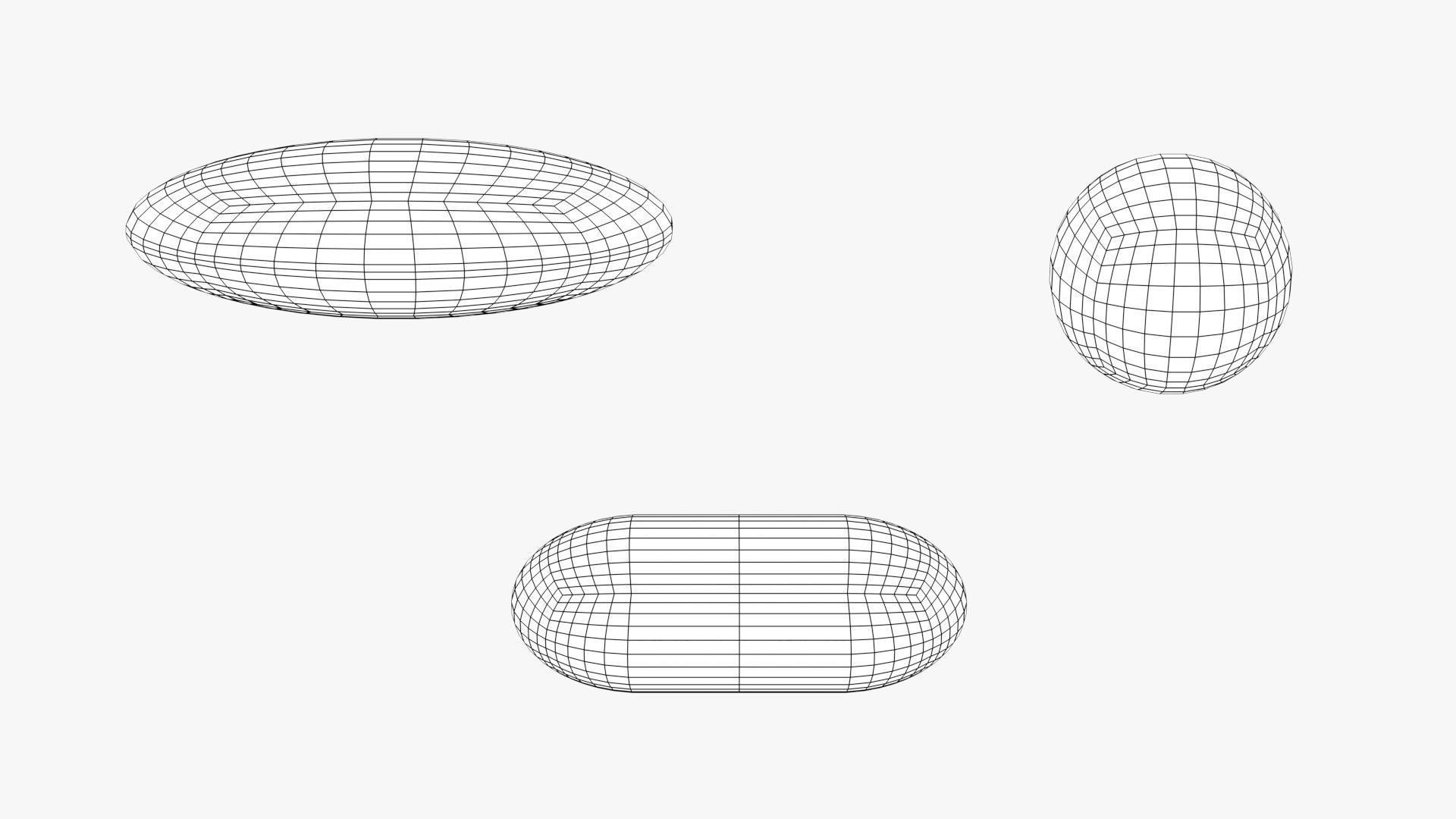 Set of oil pills with 4K PBR tex and color variations Low-poly 3D model_7