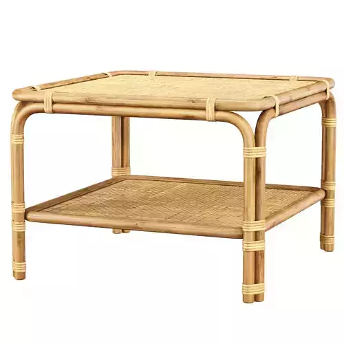 Elio rattan coffee table  3D model