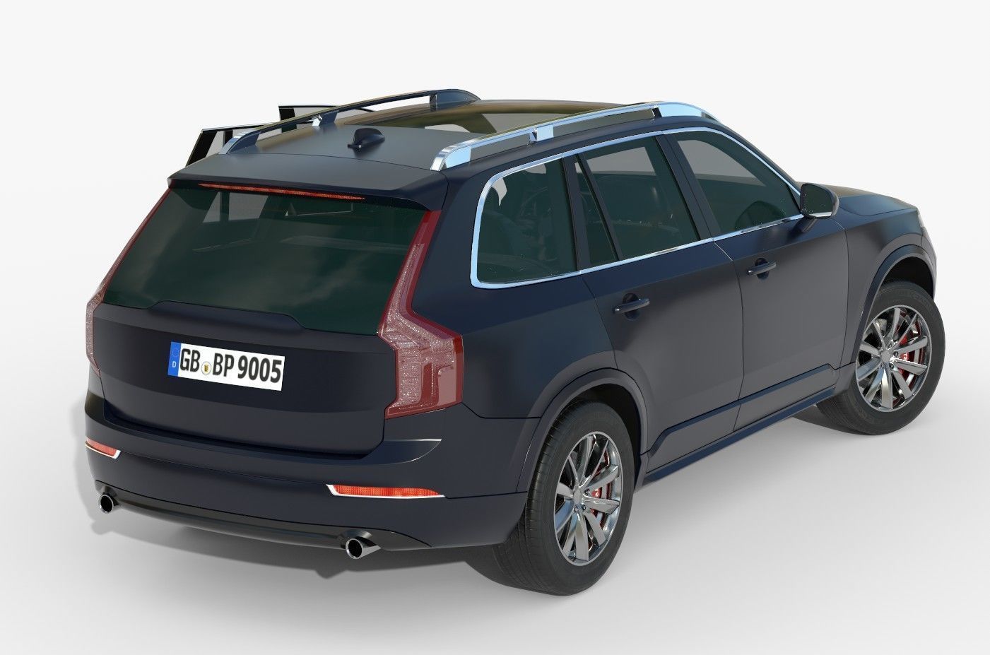  Volvo XC90 Lowpoly PBR   Low-poly 3D model_5