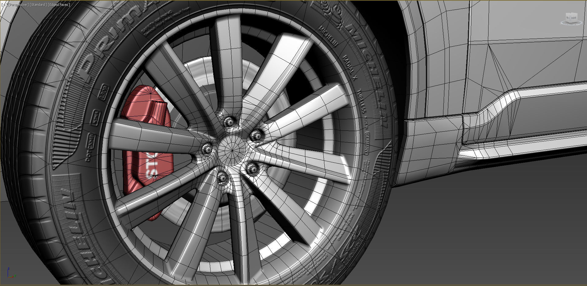  Volvo XC90 Lowpoly PBR   Low-poly 3D model_12