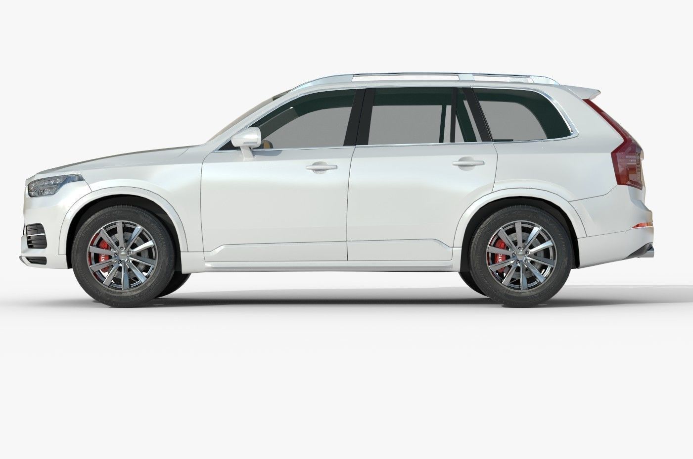  Volvo XC90 Lowpoly PBR   Low-poly 3D model_4