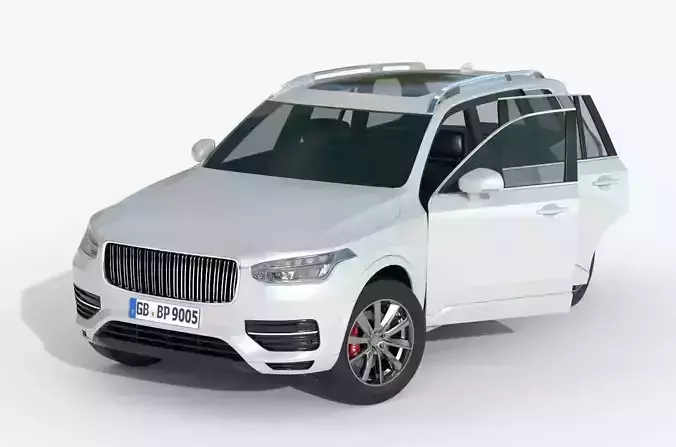  Volvo XC90 Lowpoly PBR  