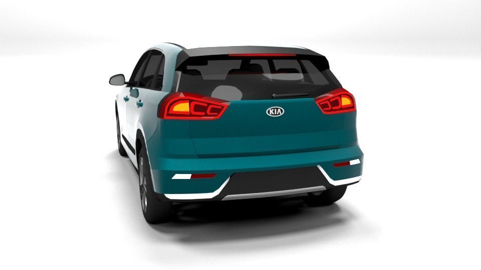 KIA NIRO LOWPOLY  Low-poly 3D model_2