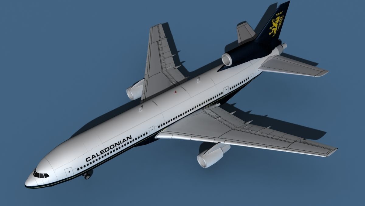 Lockheed L-1011-50 Caledonian 3D model_10