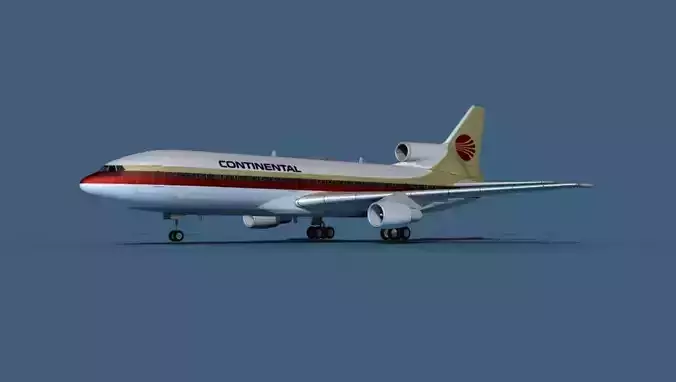Lockheed L-1011-50 Continental  3D model