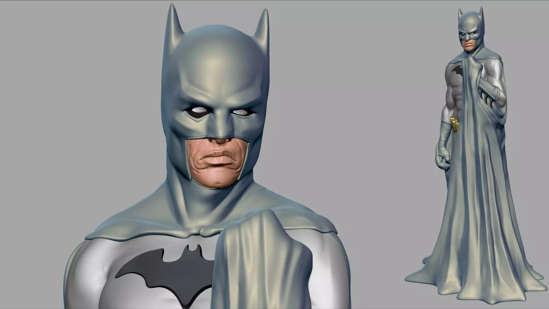 Batman STL 3d Printable Figure 3D print model_0