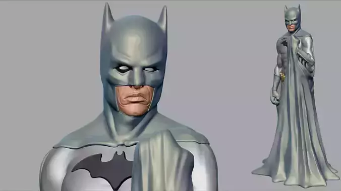Batman STL 3d Printable Figure 3D print model