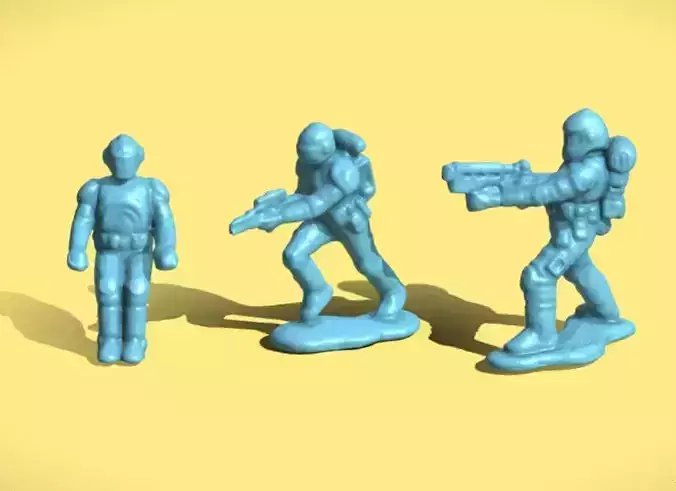 80s GULLIVER SPACE RAIDERS - 3D SCAN Free 3D print model