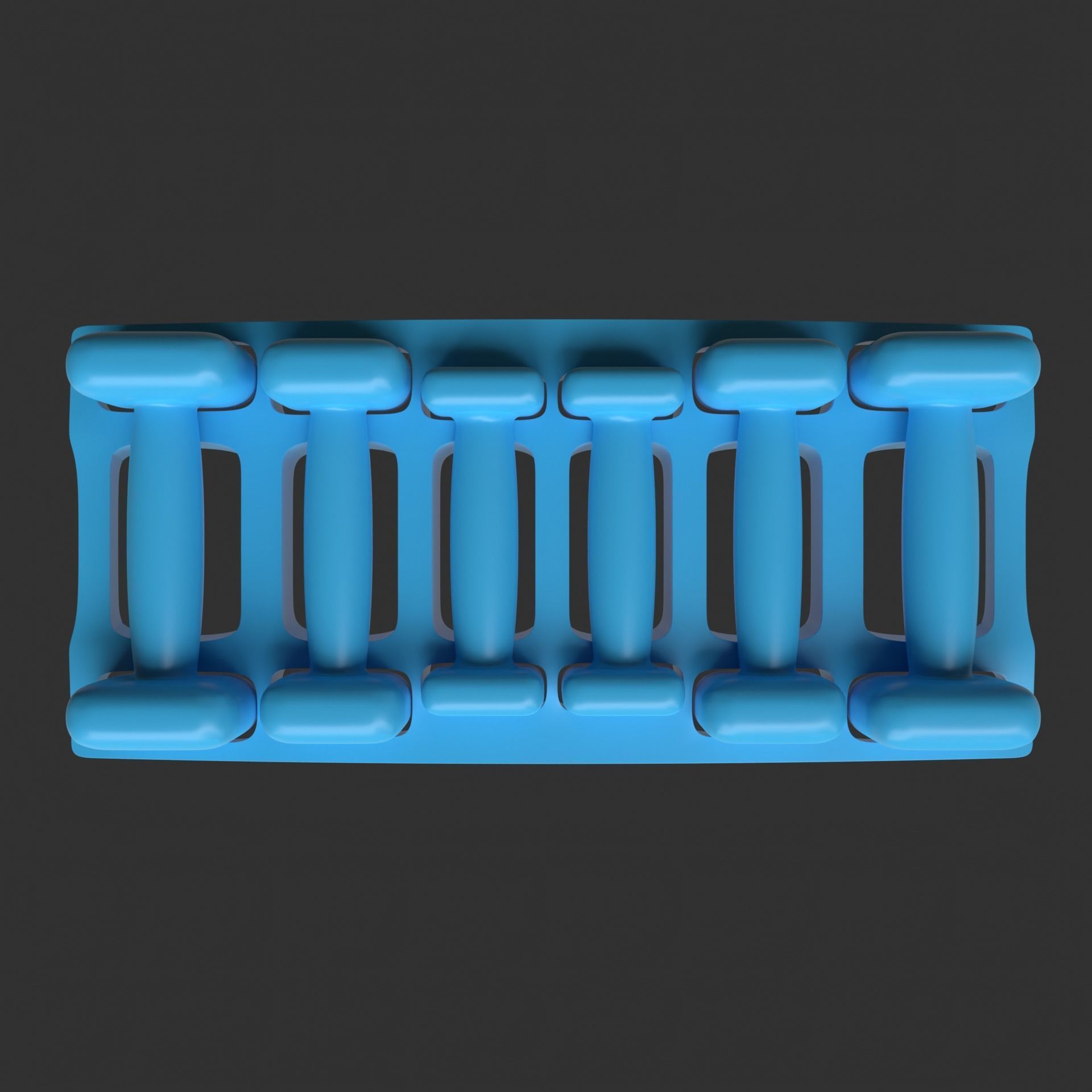 Gym Dumbbell Set 003 3D model_15