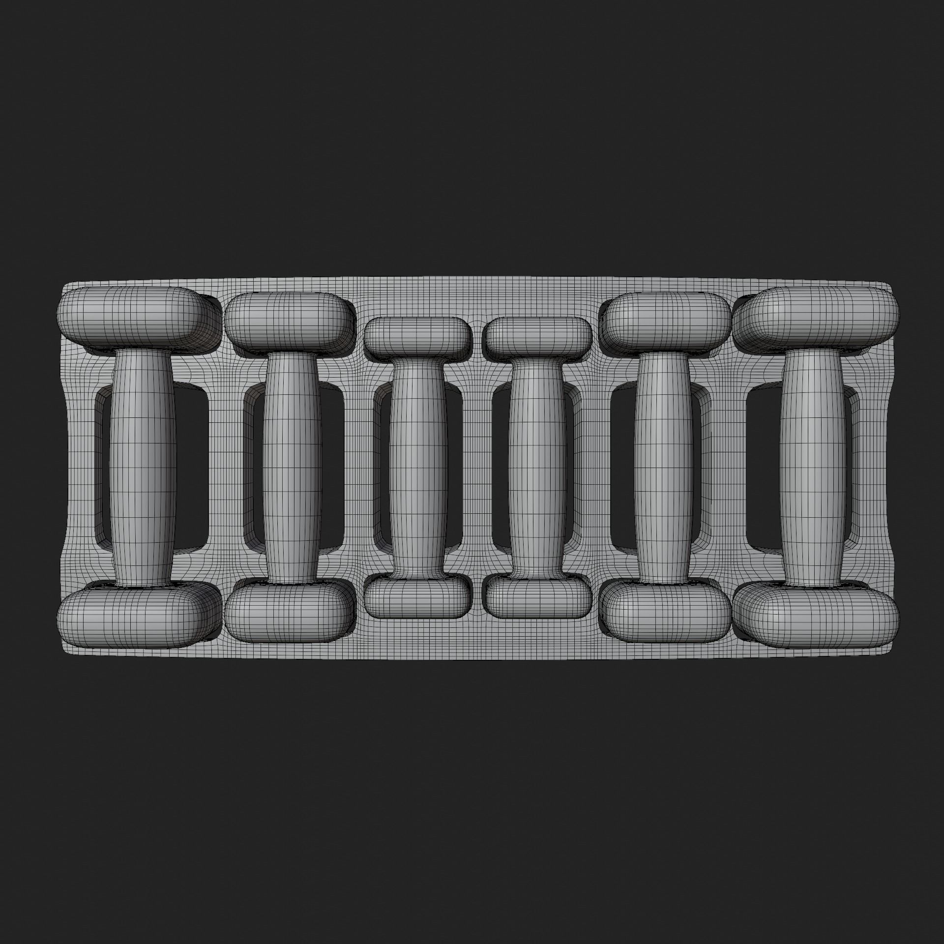 Gym Dumbbell Set 003 3D model_22
