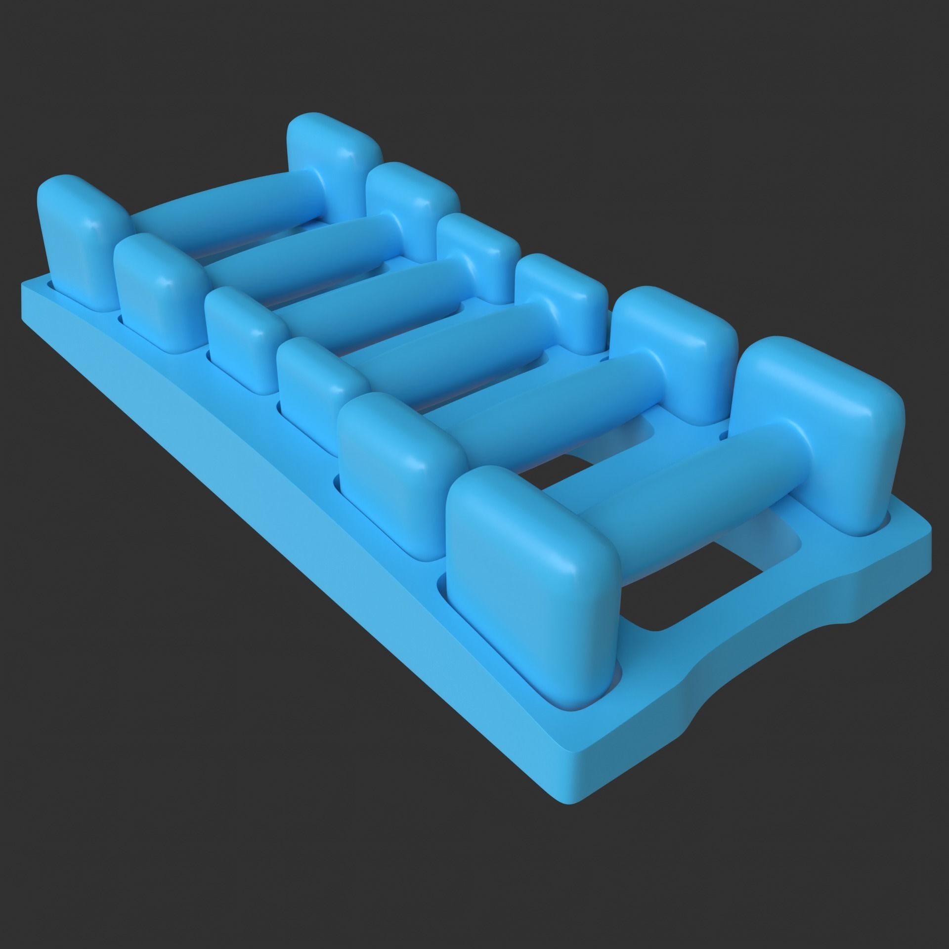 Gym Dumbbell Set 003 3D model_16