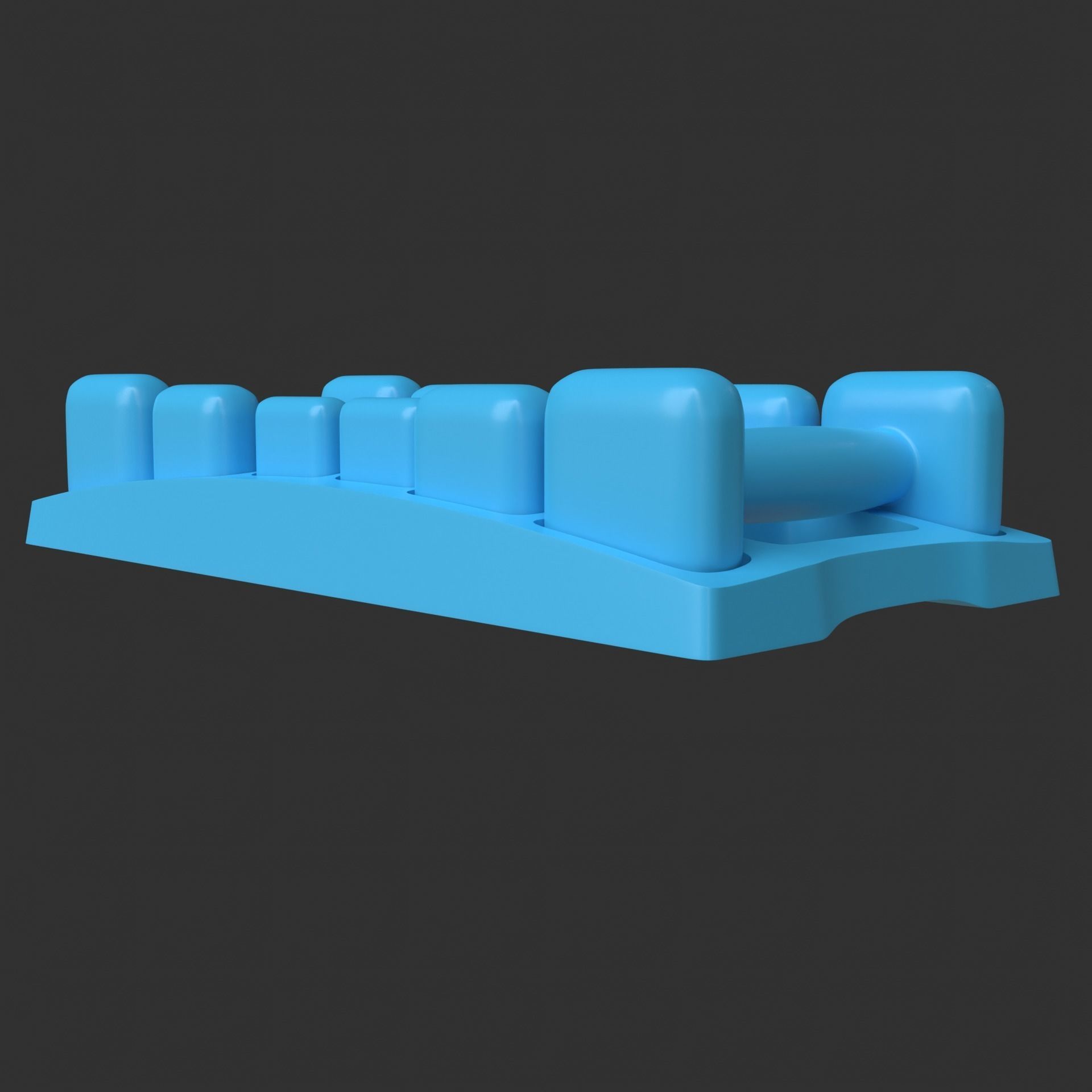 Gym Dumbbell Set 003 3D model_17