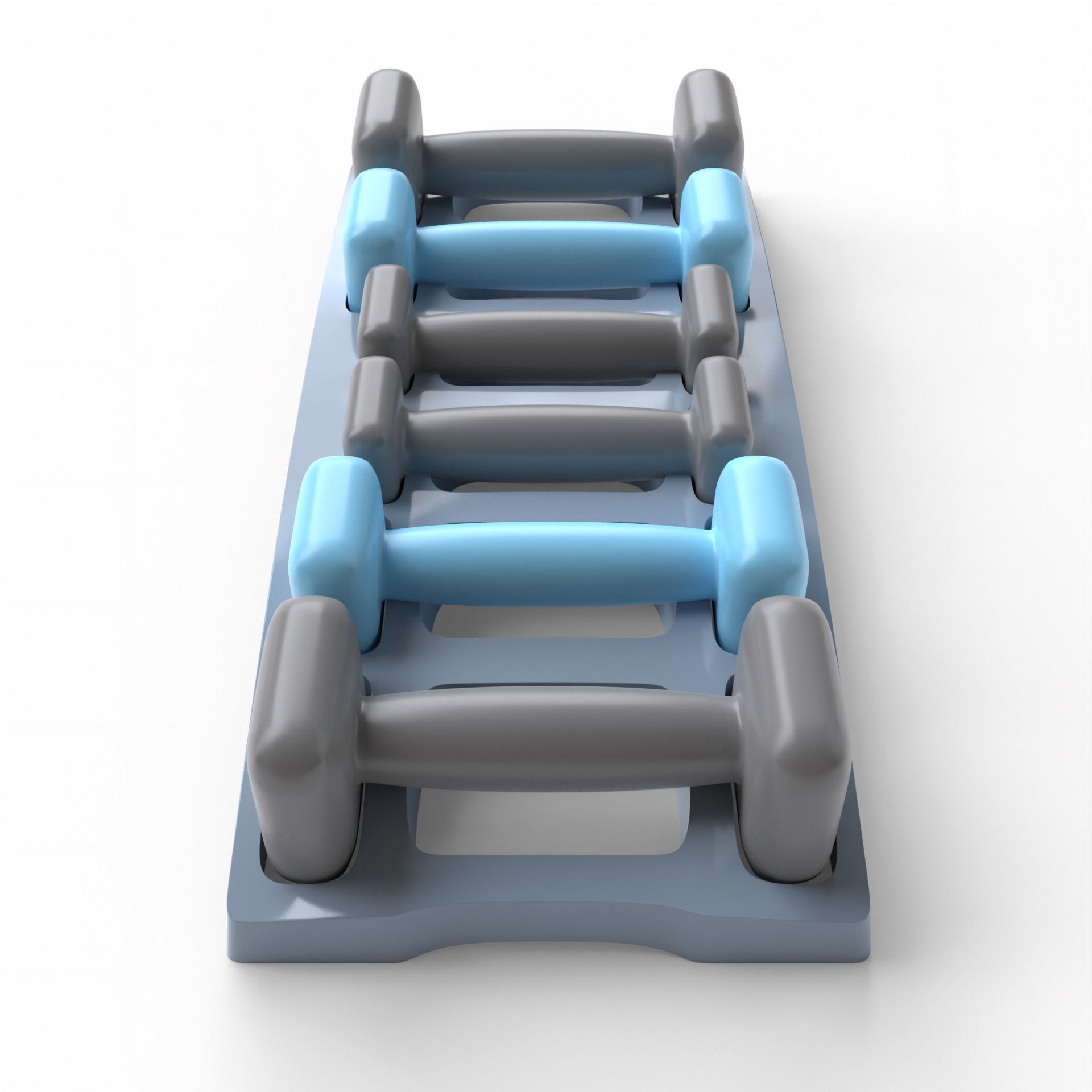 Gym Dumbbell Set 003 3D model_9