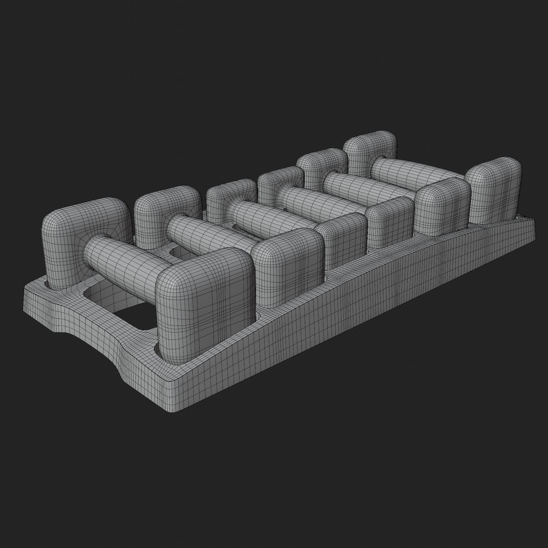 Gym Dumbbell Set 003 3D model_21