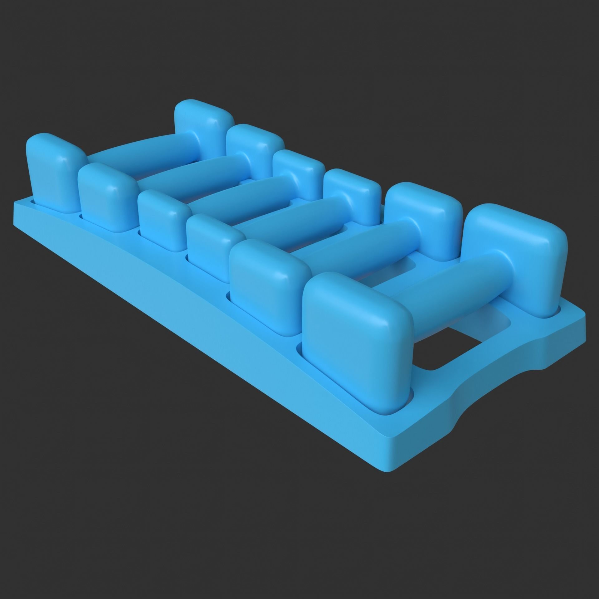 Gym Dumbbell Set 003 3D model_13