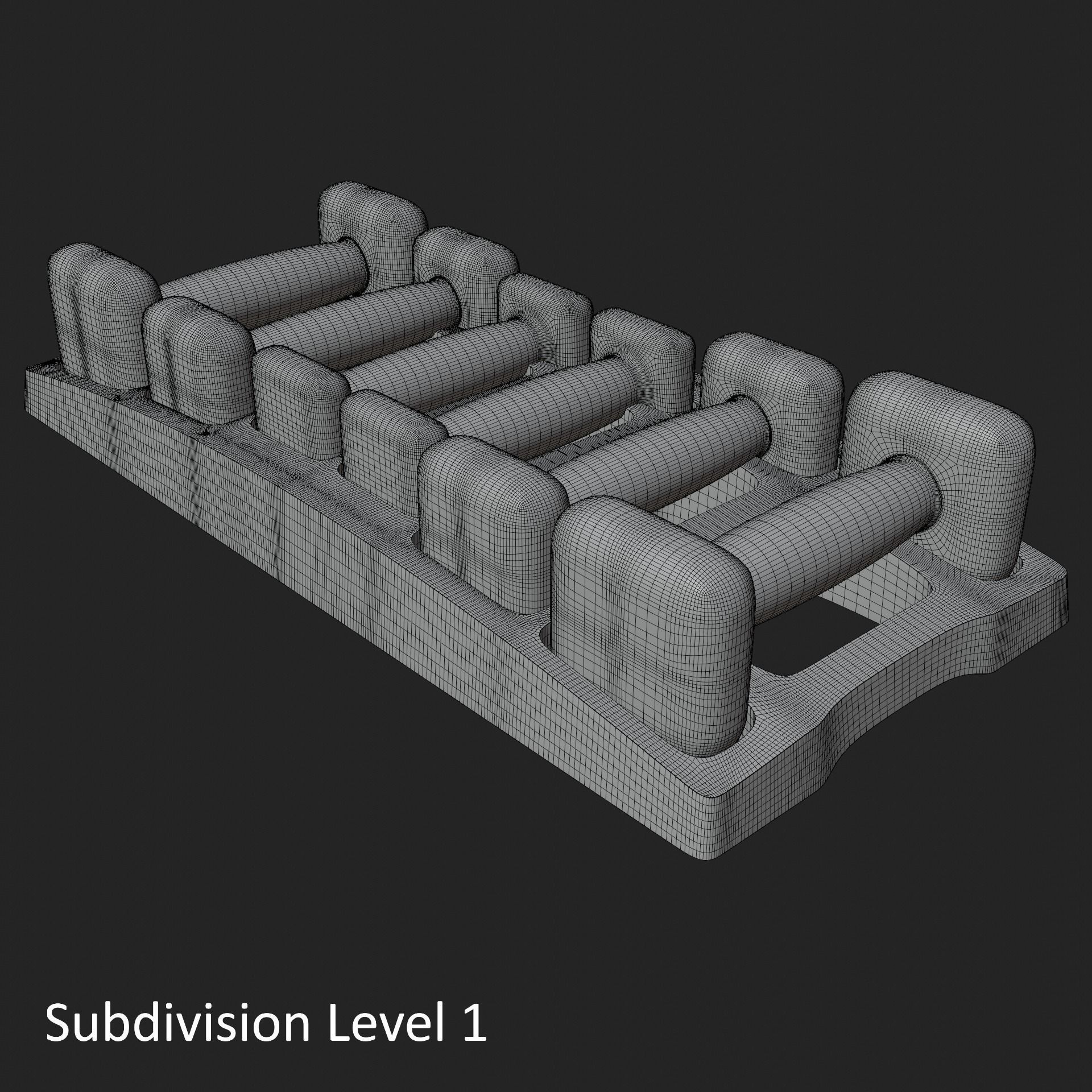 Gym Dumbbell Set 003 3D model_11