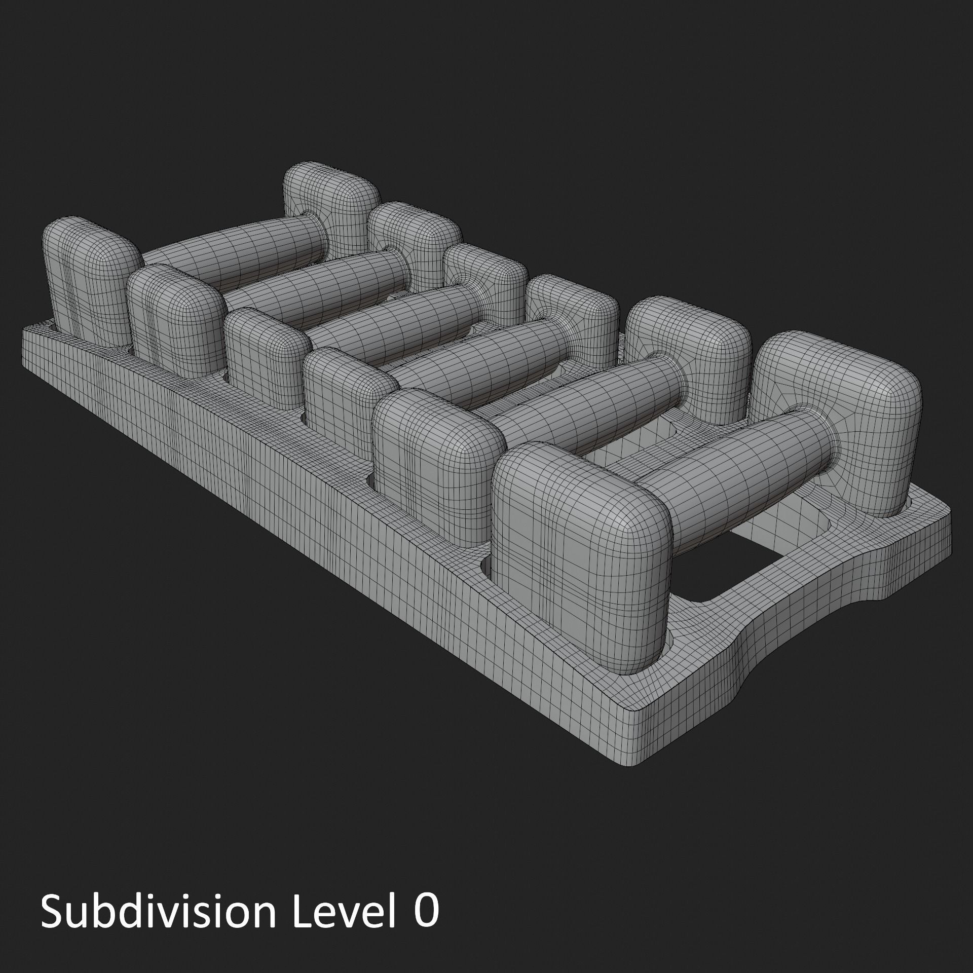 Gym Dumbbell Set 003 3D model_10