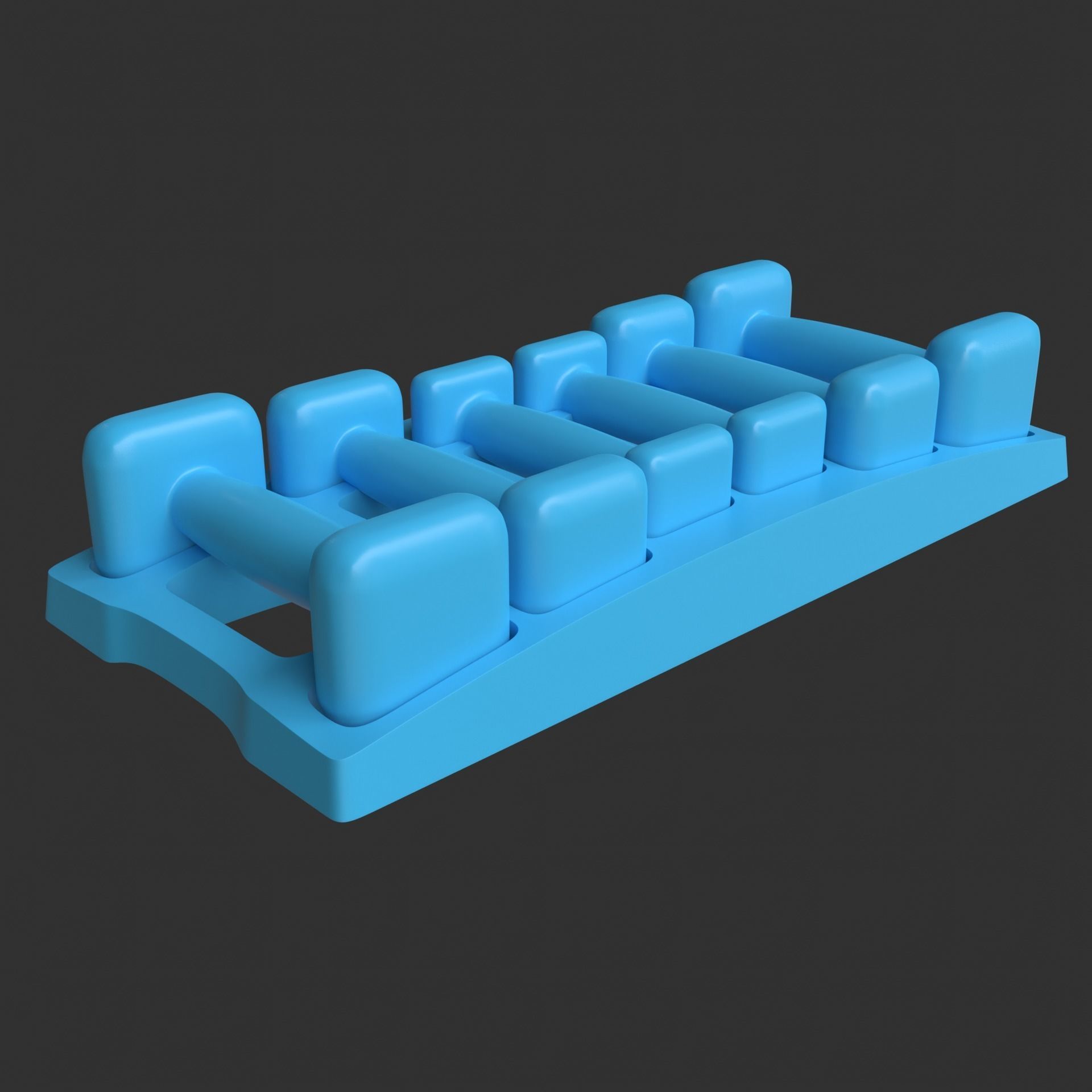 Gym Dumbbell Set 003 3D model_14