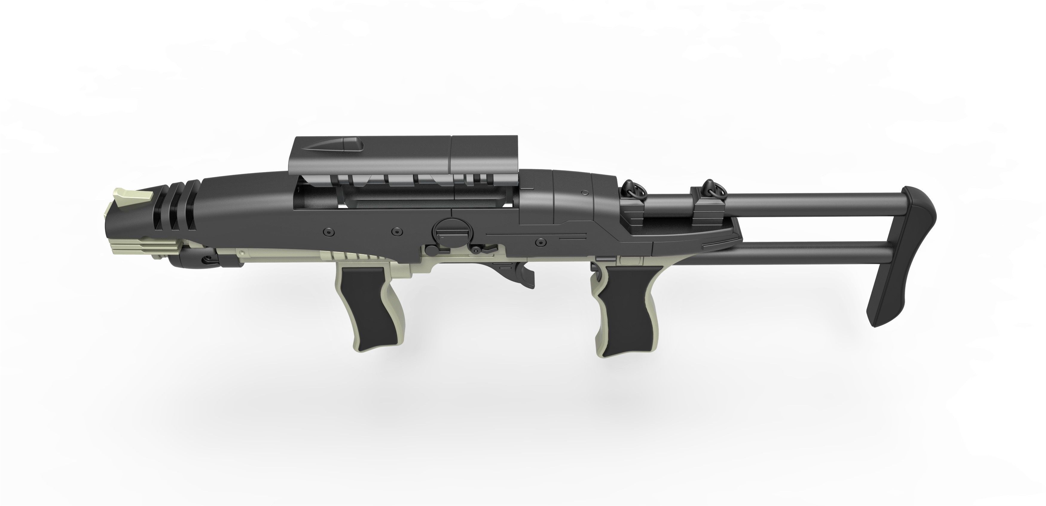 Hero MACO Particle Rifle from Star Trek Enterprise 3D model_7