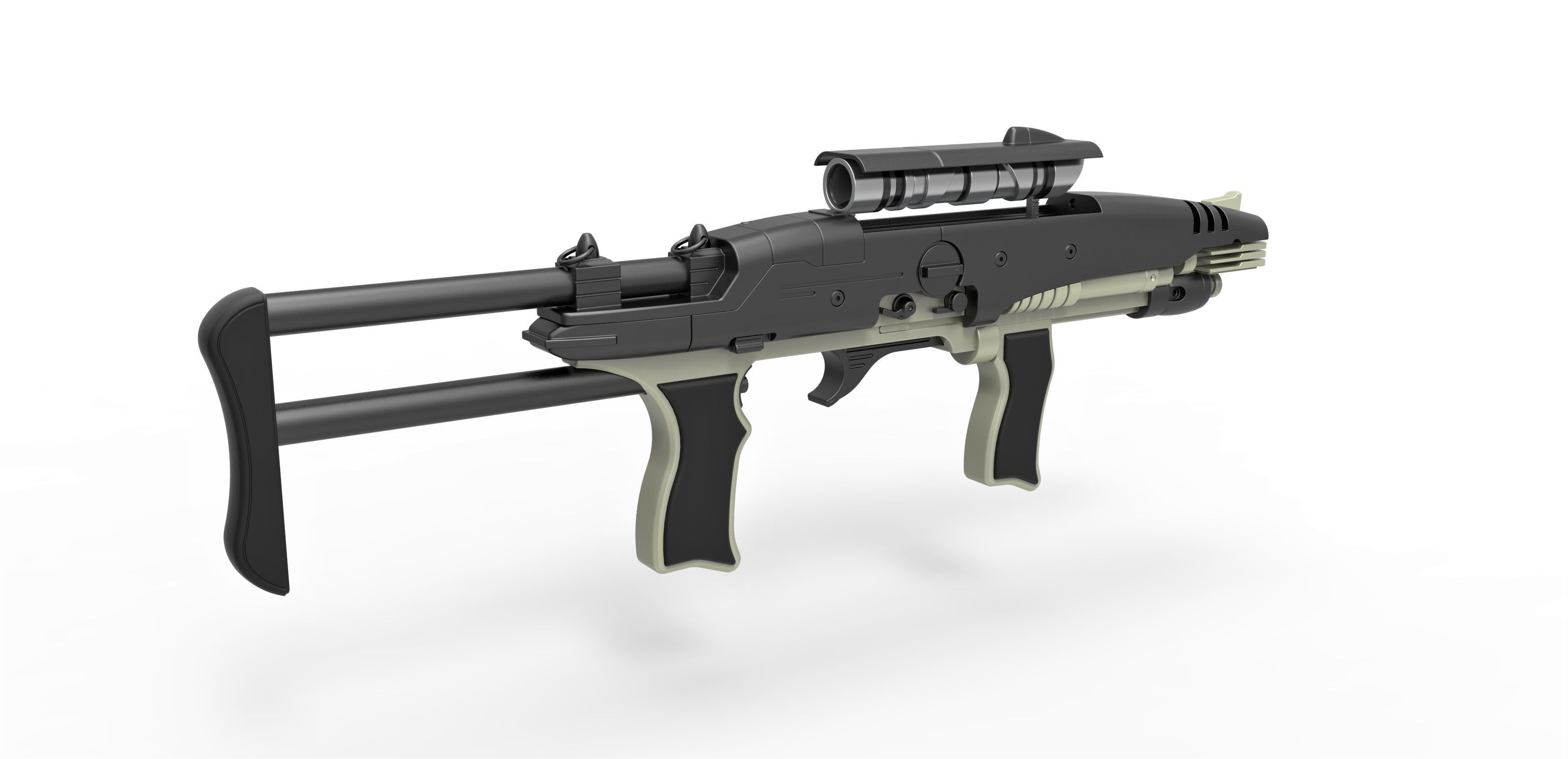 Hero MACO Particle Rifle from Star Trek Enterprise 3D model_12