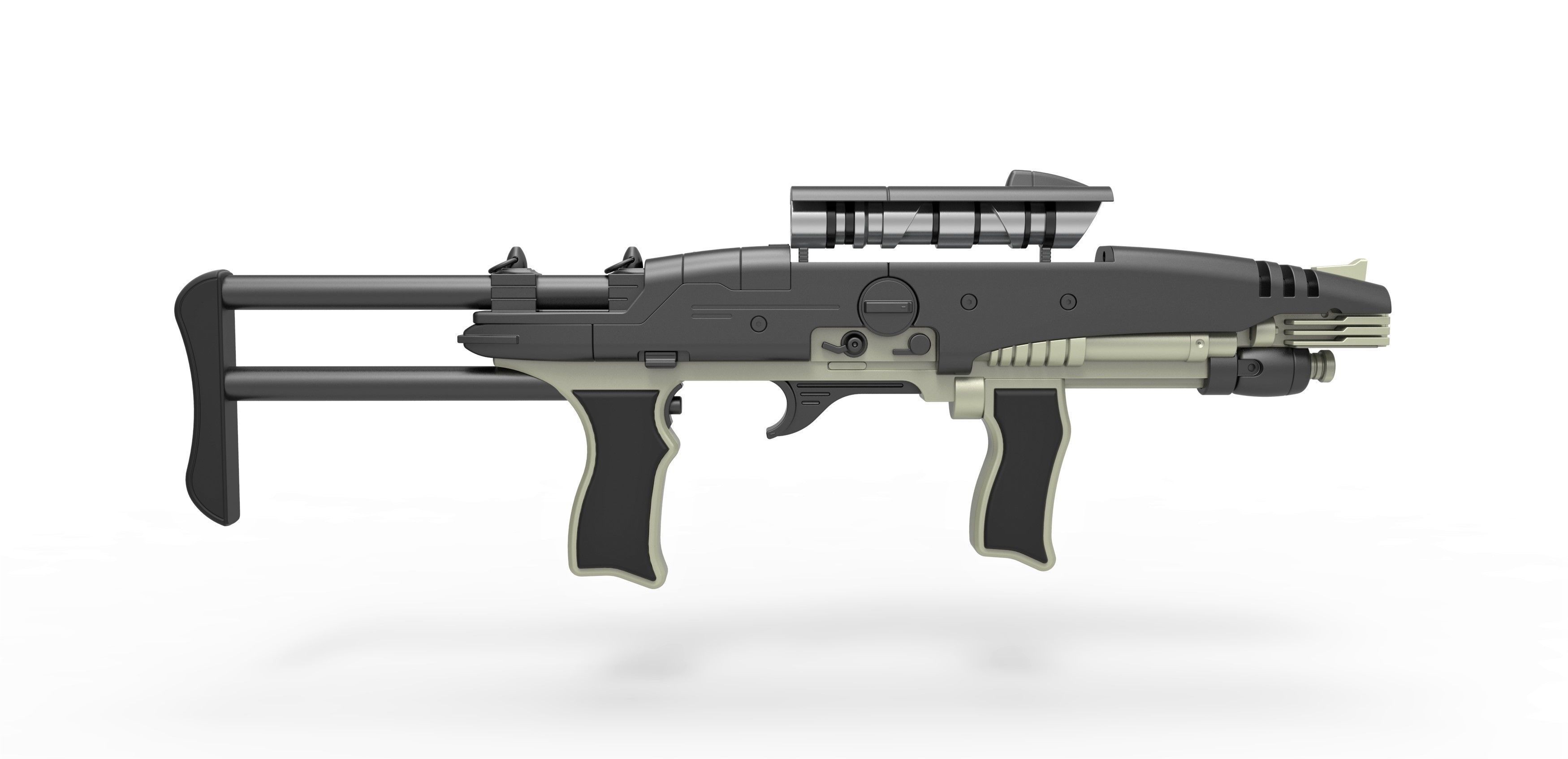 Hero MACO Particle Rifle from Star Trek Enterprise 3D model_13