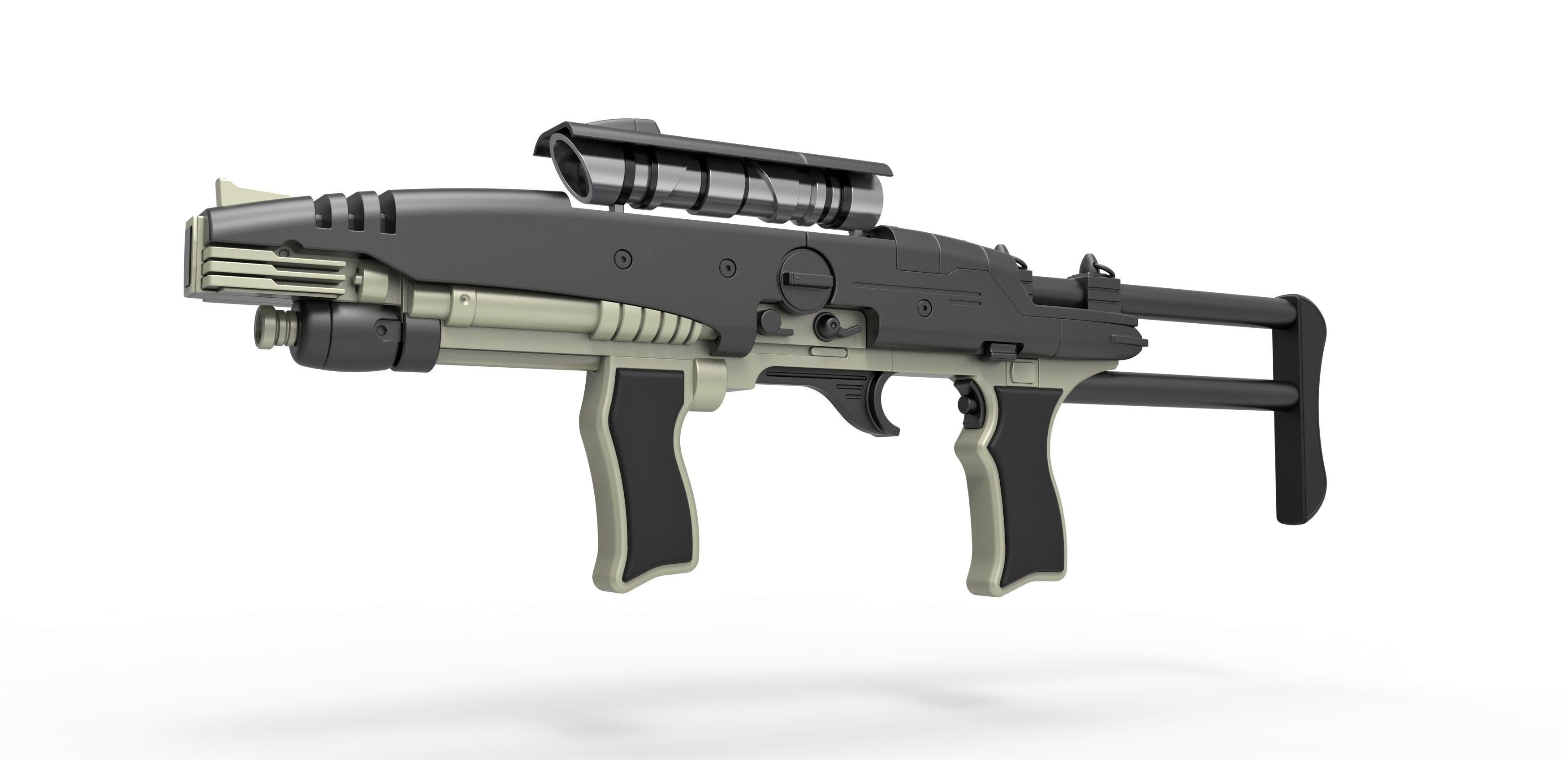 Hero MACO Particle Rifle from Star Trek Enterprise 3D model_2