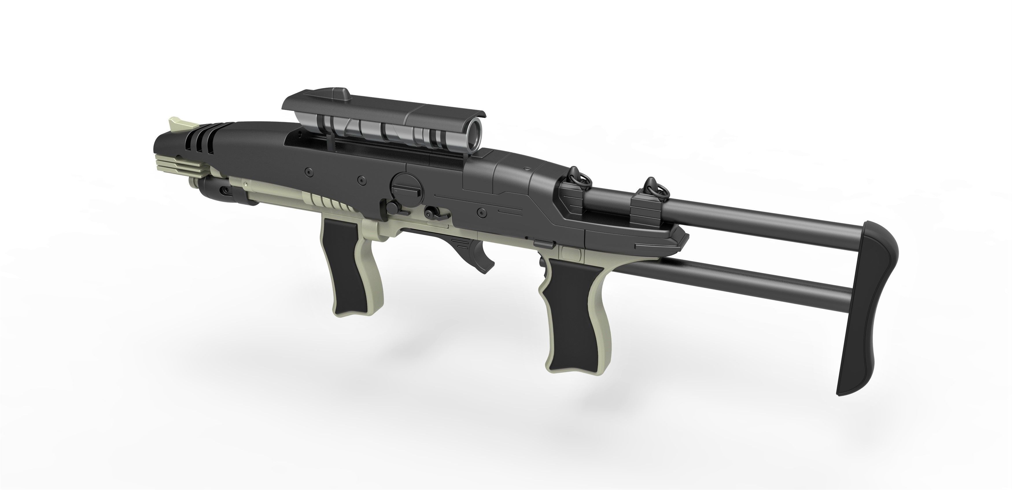 Hero MACO Particle Rifle from Star Trek Enterprise 3D model_9
