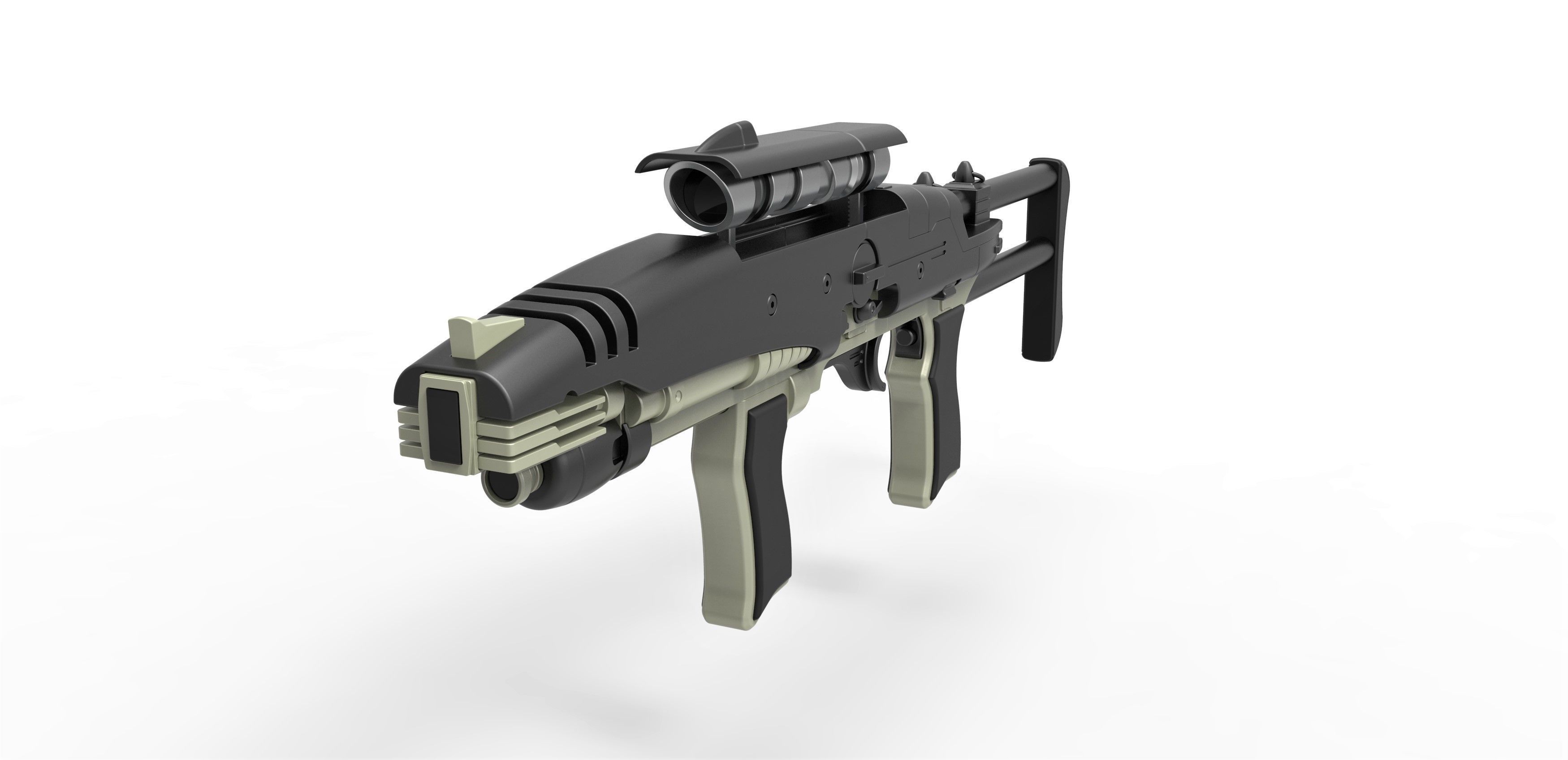Hero MACO Particle Rifle from Star Trek Enterprise 3D model_3