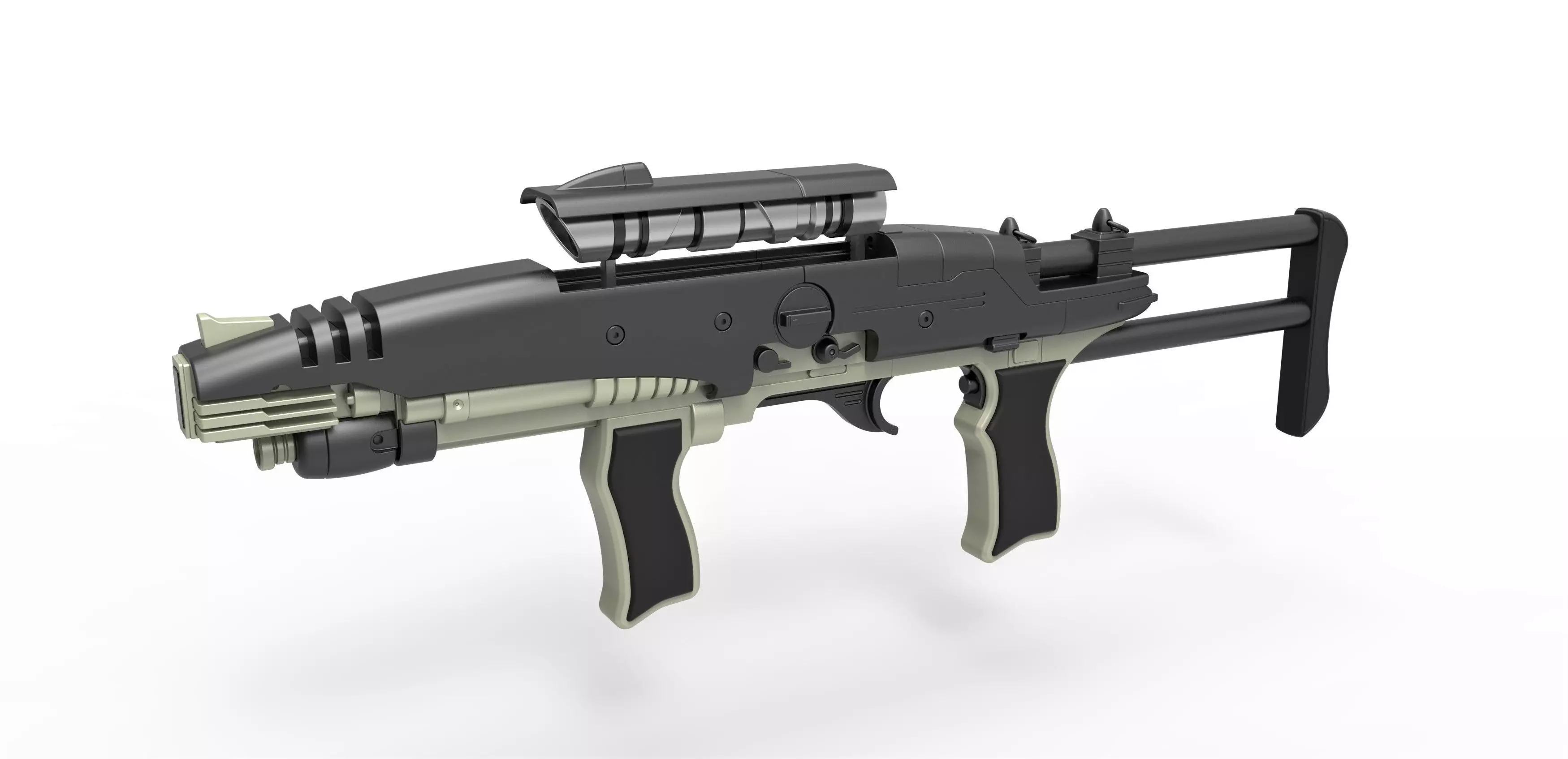 Hero MACO Particle Rifle from Star Trek Enterprise 3D model_0
