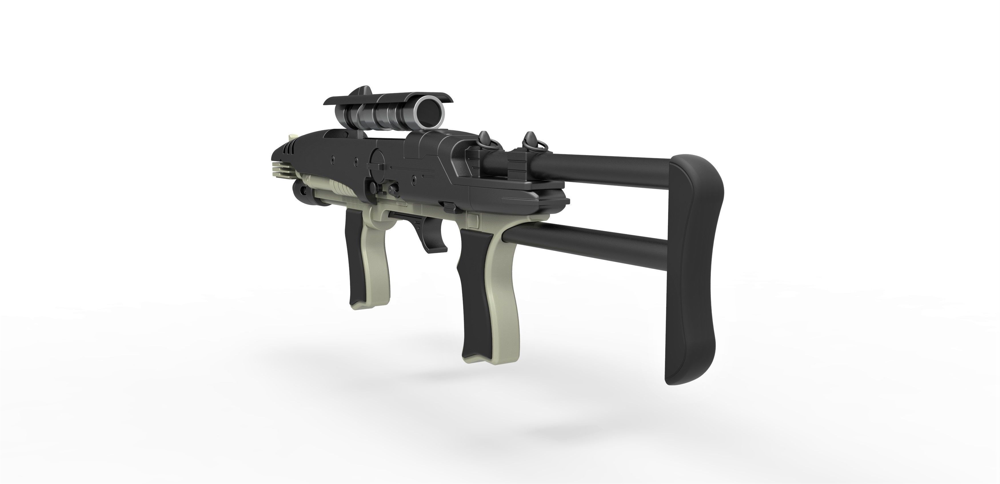 Hero MACO Particle Rifle from Star Trek Enterprise 3D model_10